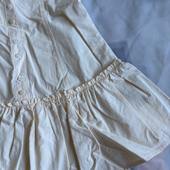 MYMUMMADEIT BUTTON MINI DRESS - BONE - Picture 10 of 16